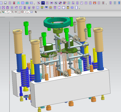 连接轴注塑模具设计图纸详解 一模两腔设计